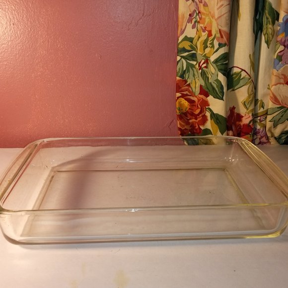 PYREX GLASS CASSEROLE DISH WITH Raffia Pyrex Carrier Serving Tray Basket - Picture 9 of 10
